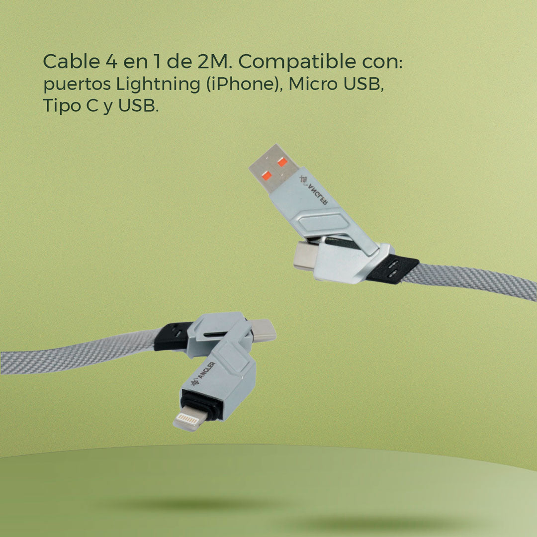 Cable 4 en 1 - 2 Metros (AC02)