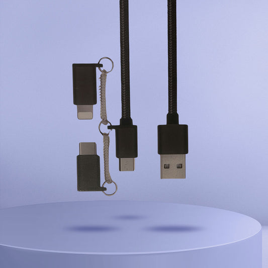 Cable 3 en 1 Resorte