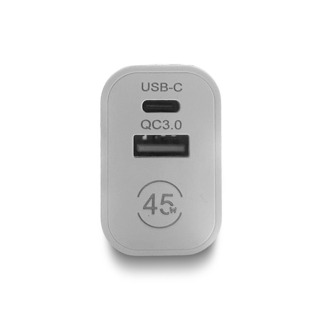 Cargador Dual USB-C 45W