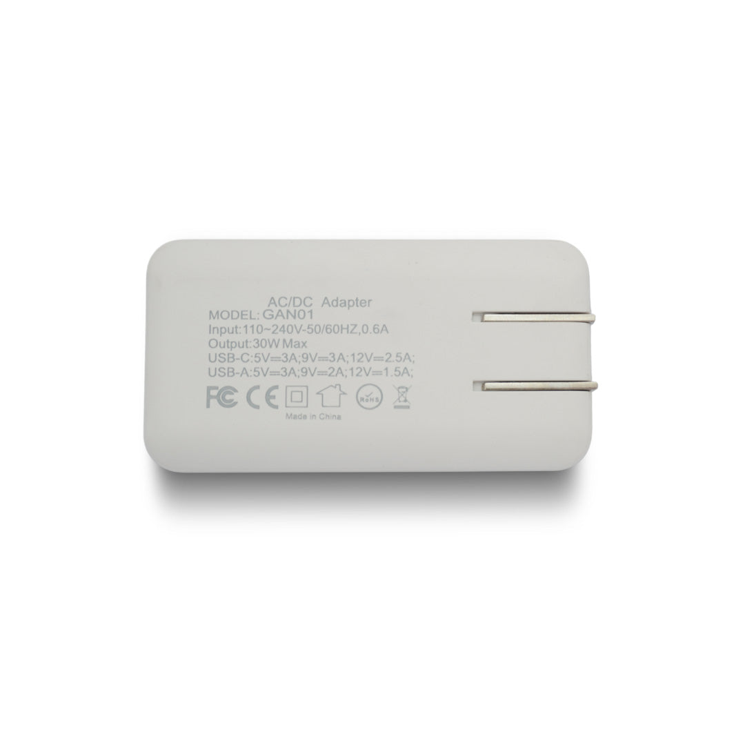 GAN 01 – Cargador Slim Dual USB-C